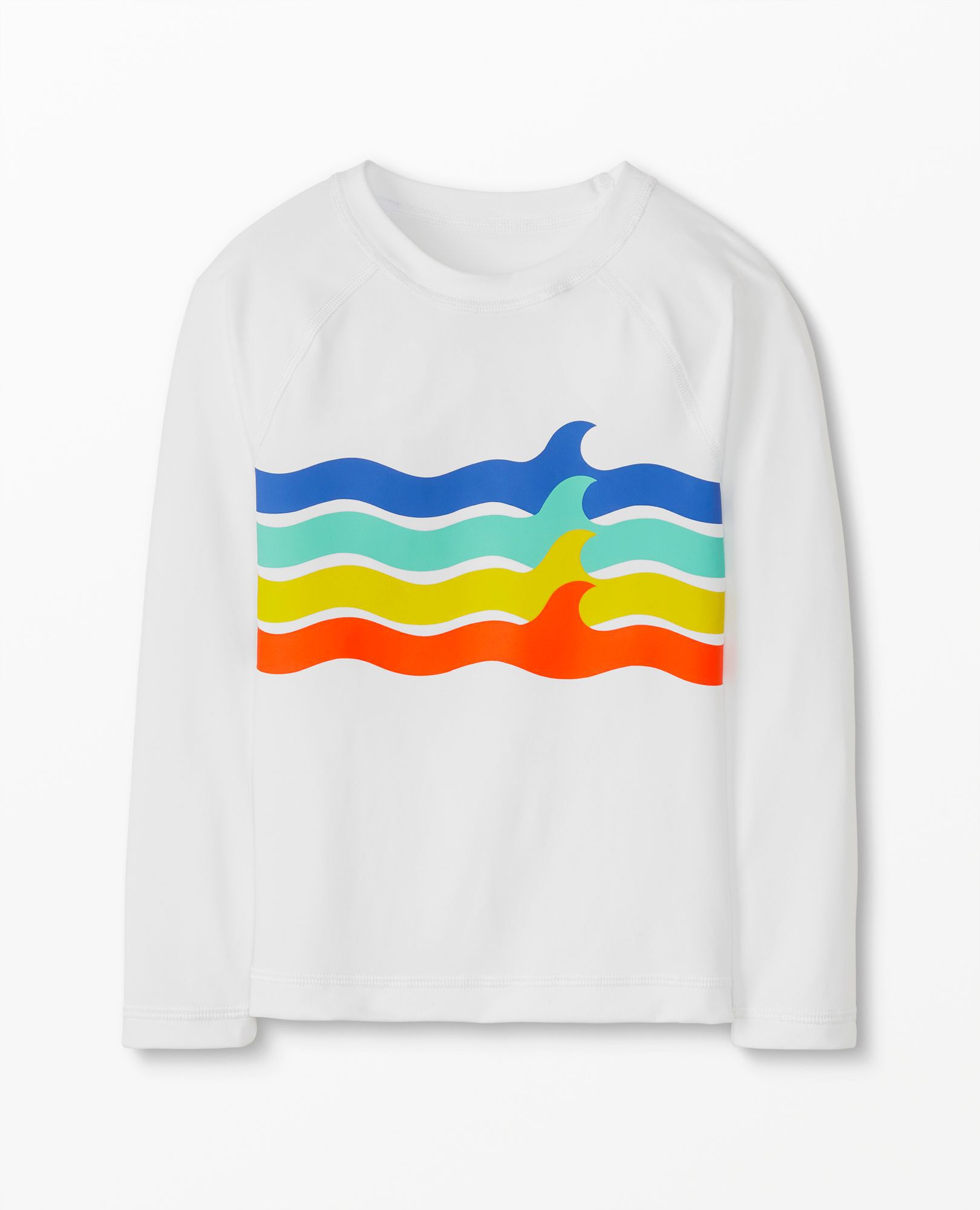 Graphic Long Sleeve Sunblock Rash Guard Top