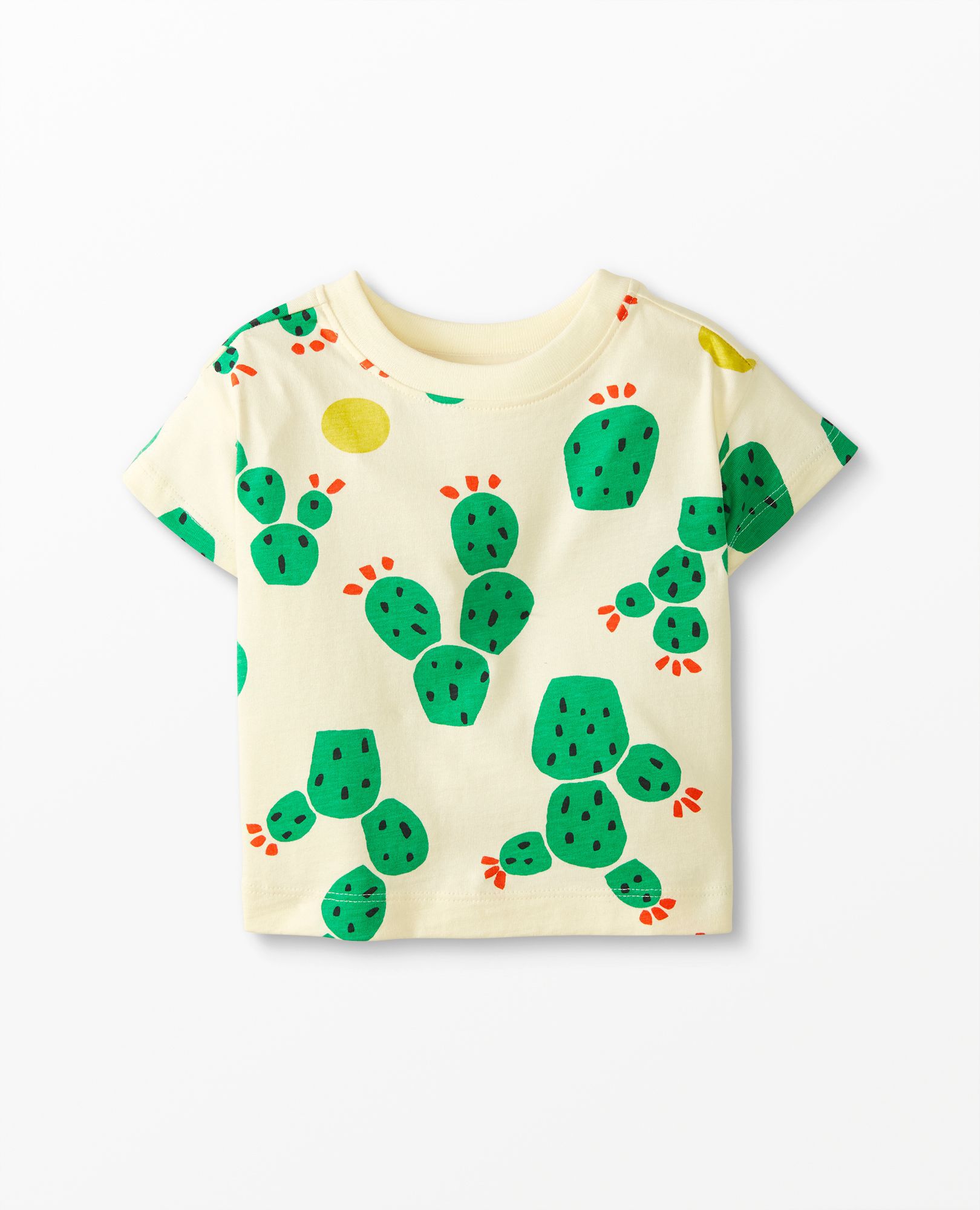 Baby Print Tee In Cotton Jersey