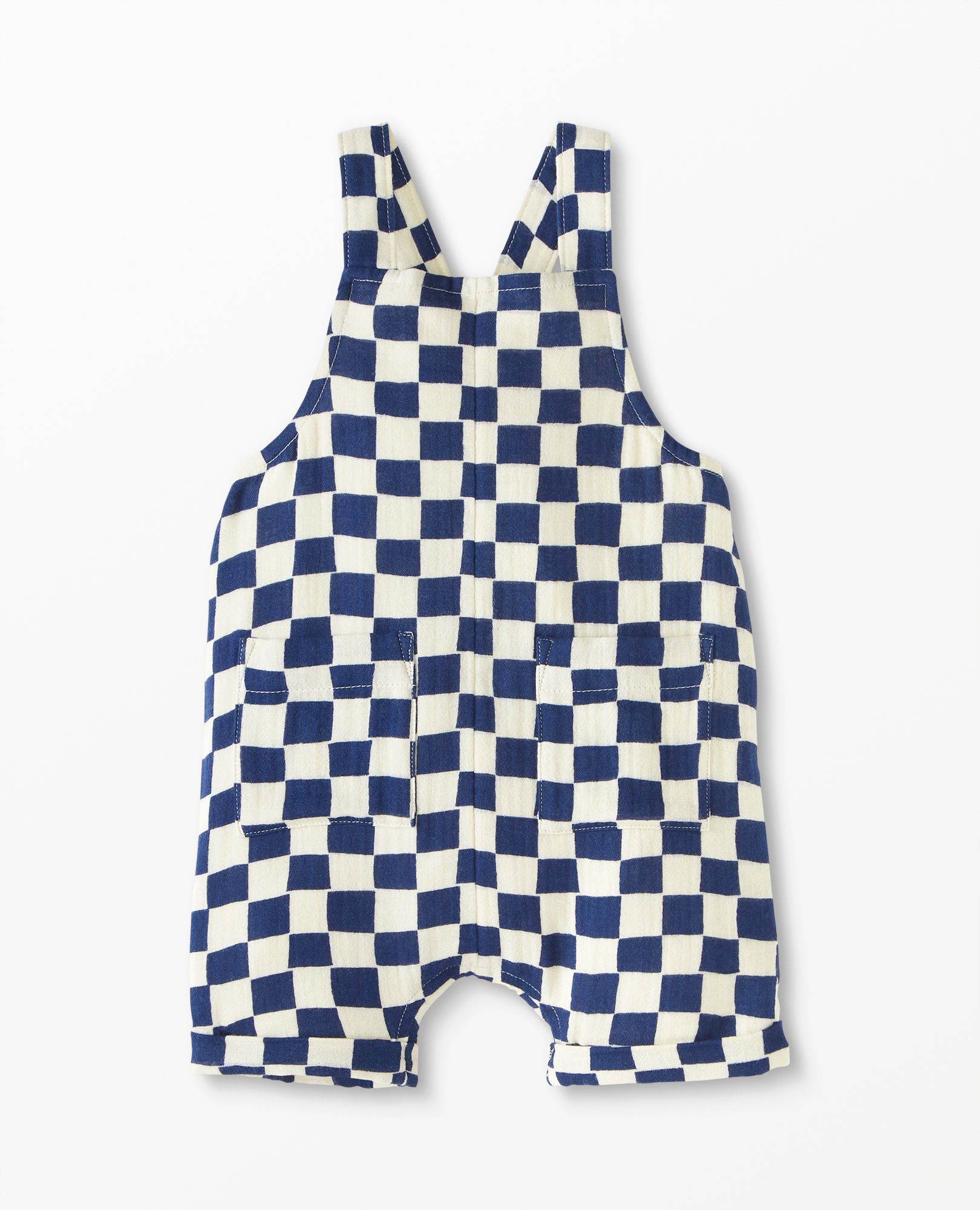 Baby Print Muslin Shortalls