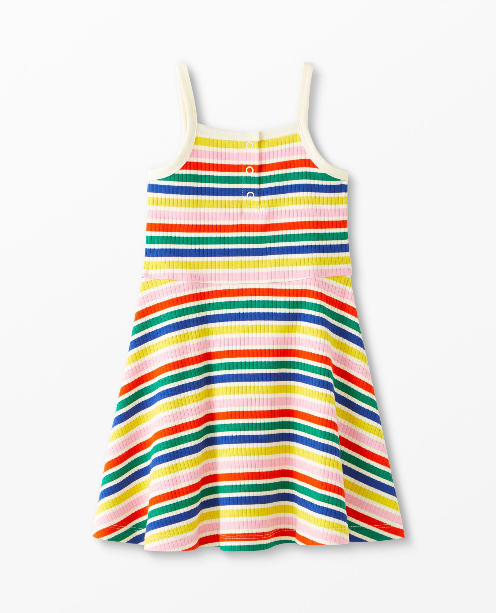 Striped Cami Fit & Flare Dress