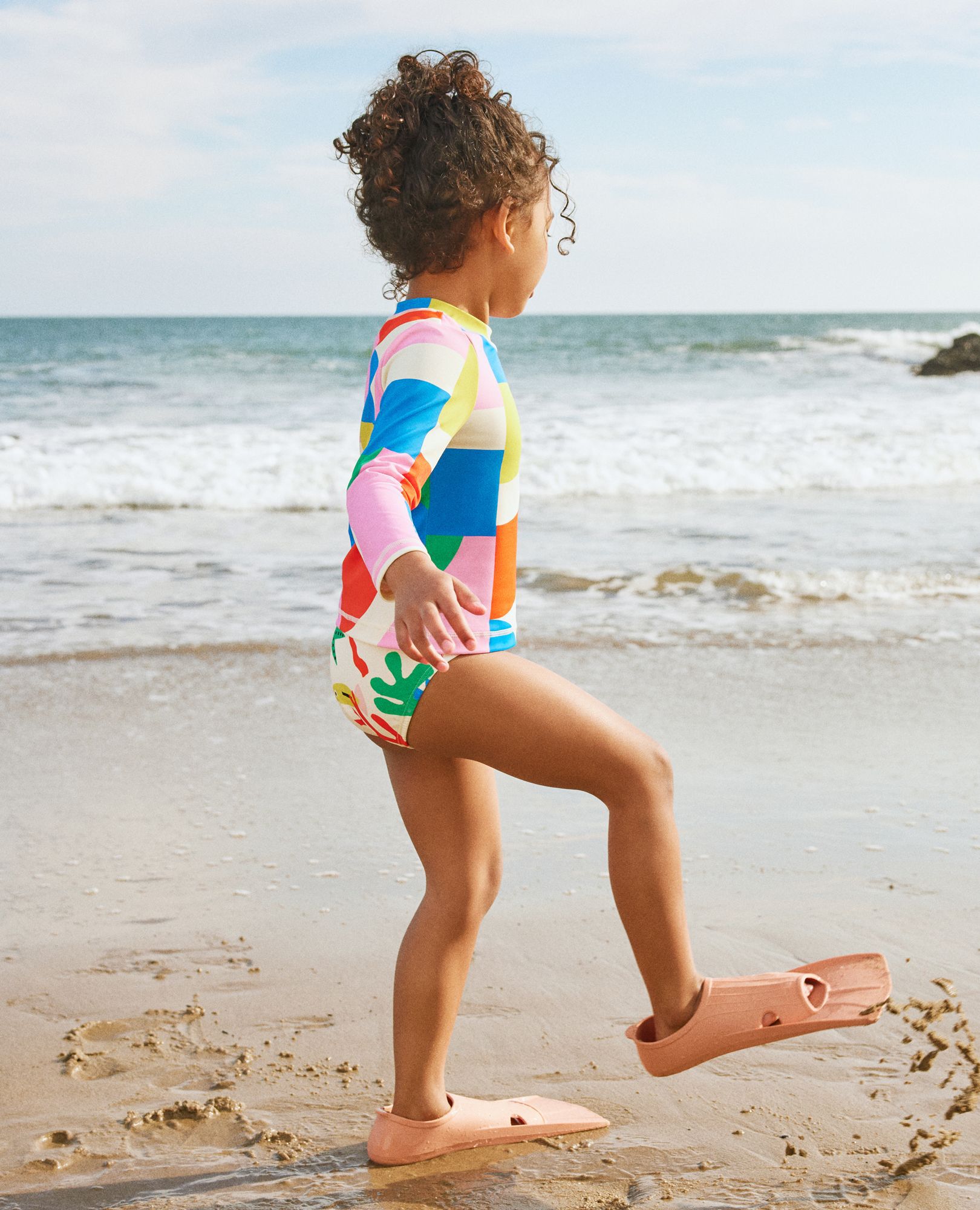 Print Rash Guard Top