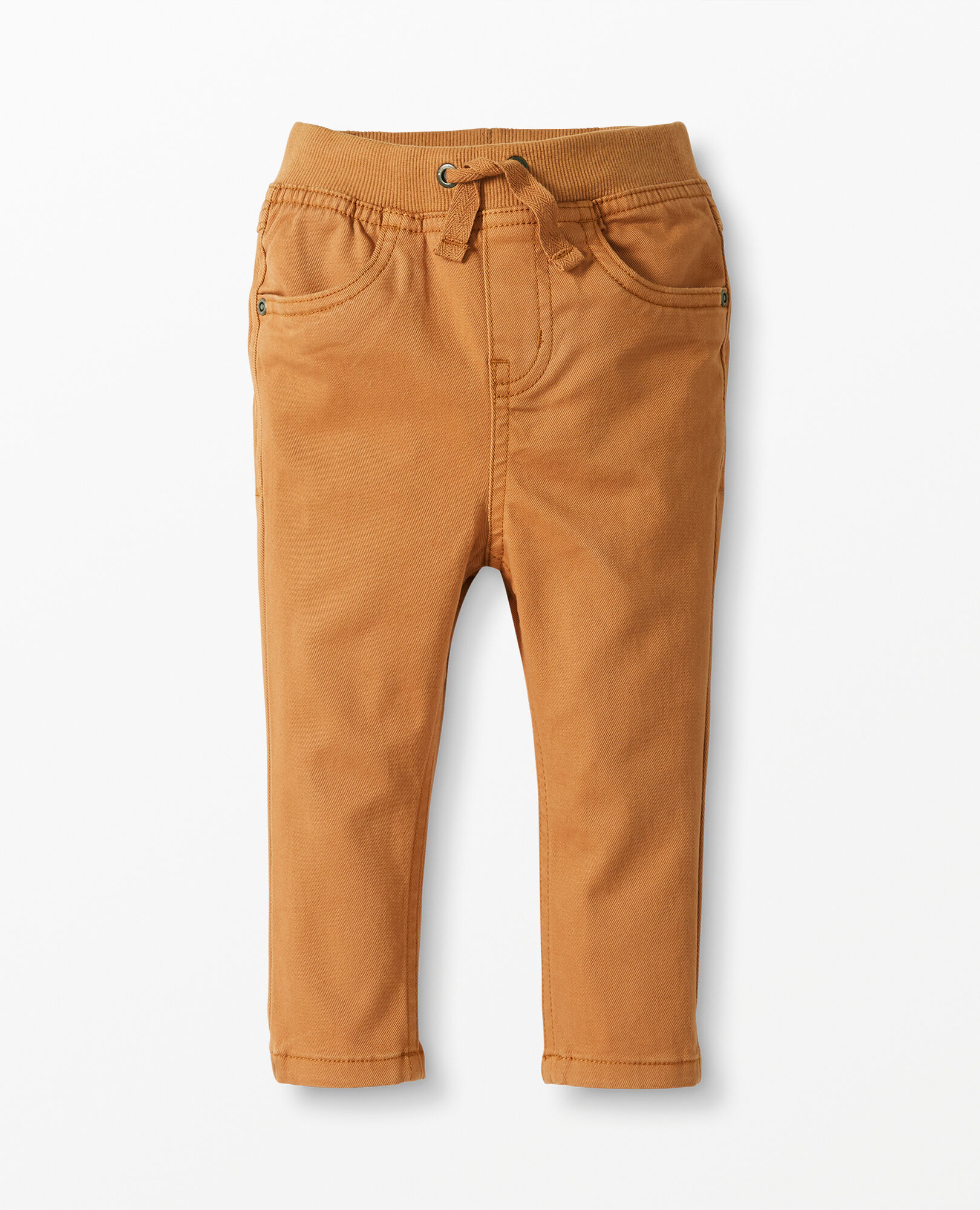 Pull-On Slim Pants In Stretch Twill