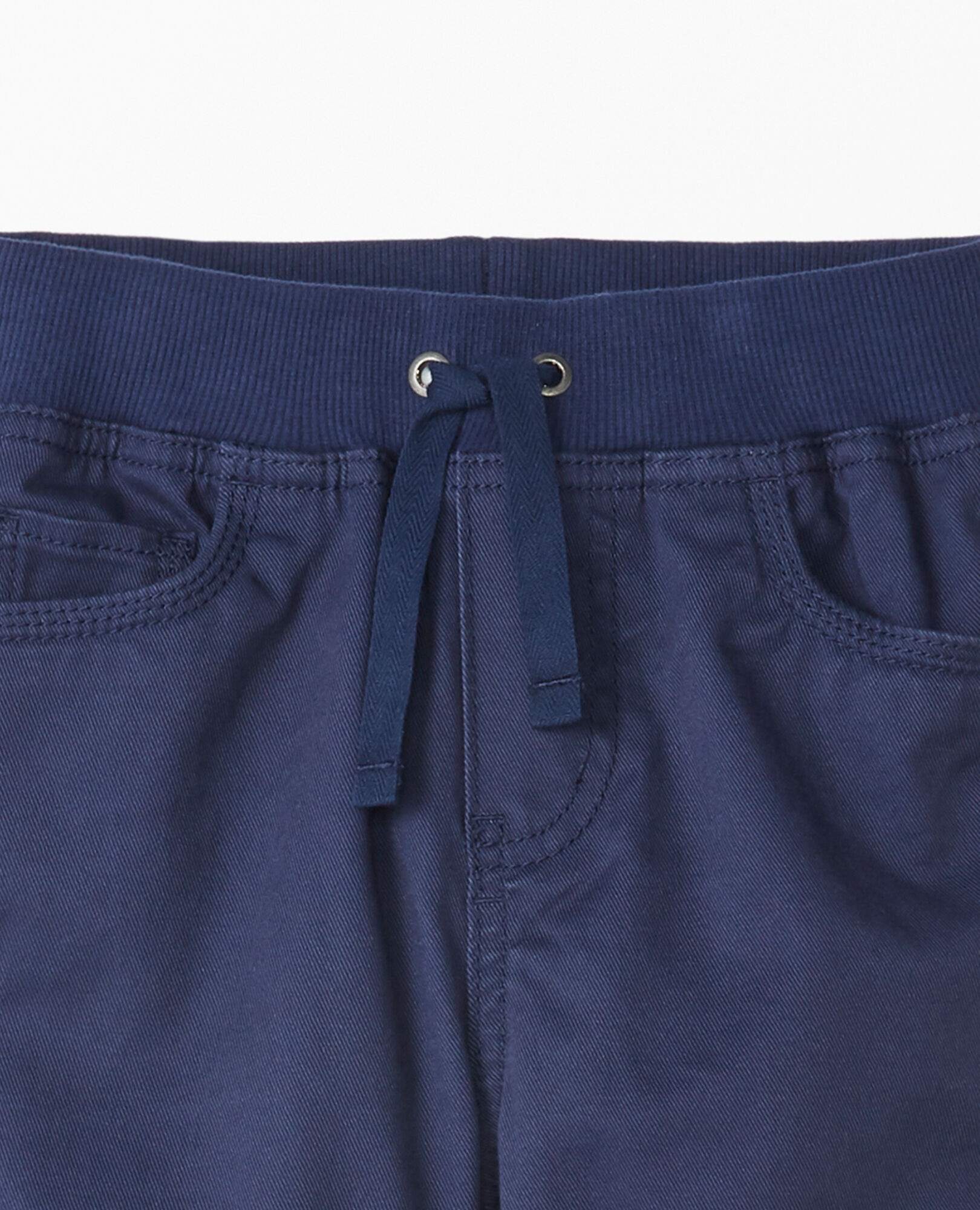 Pull-On Relaxed Pants In Stretch Twill