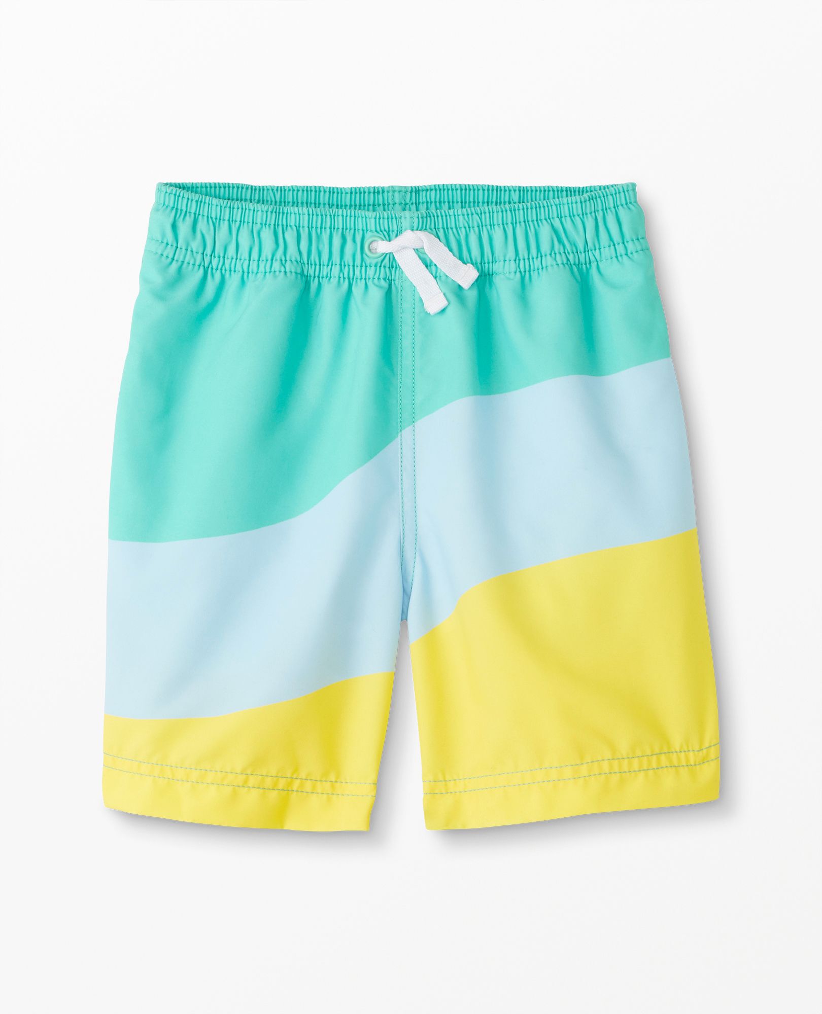Tri-Color Swim Trunks