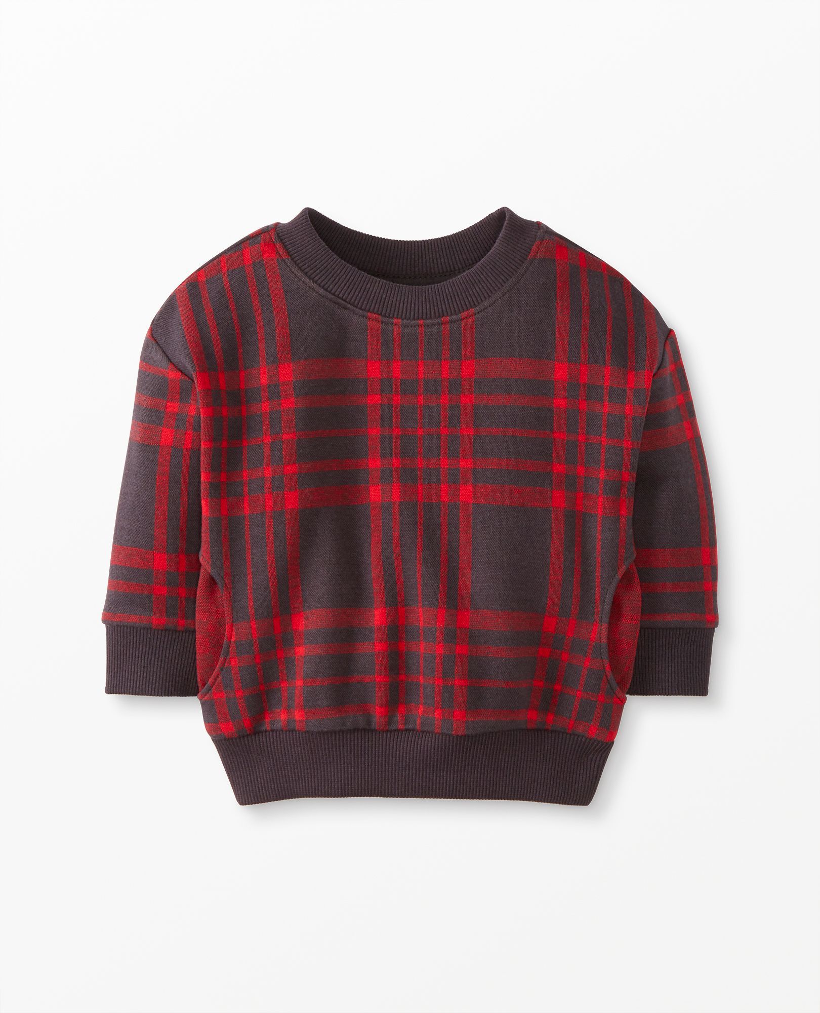 Baby Plaid Knit Top