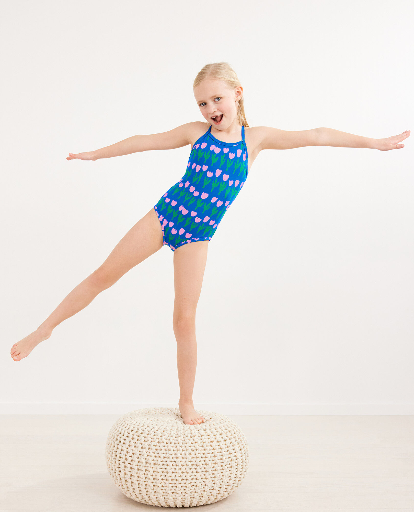 Print One Piece Swimsuit