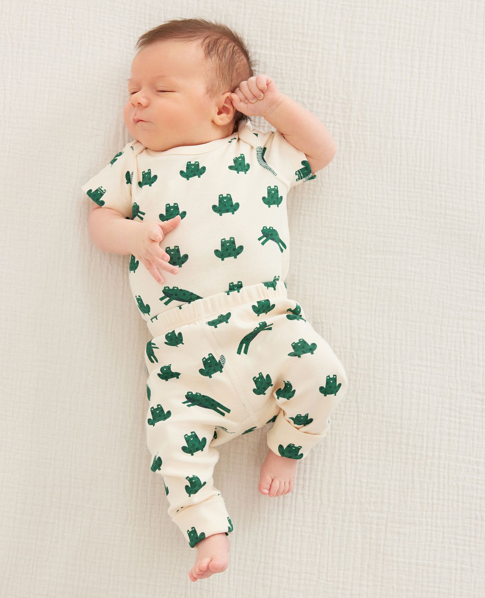 Baby Wiggle Pants In Organic Cotton