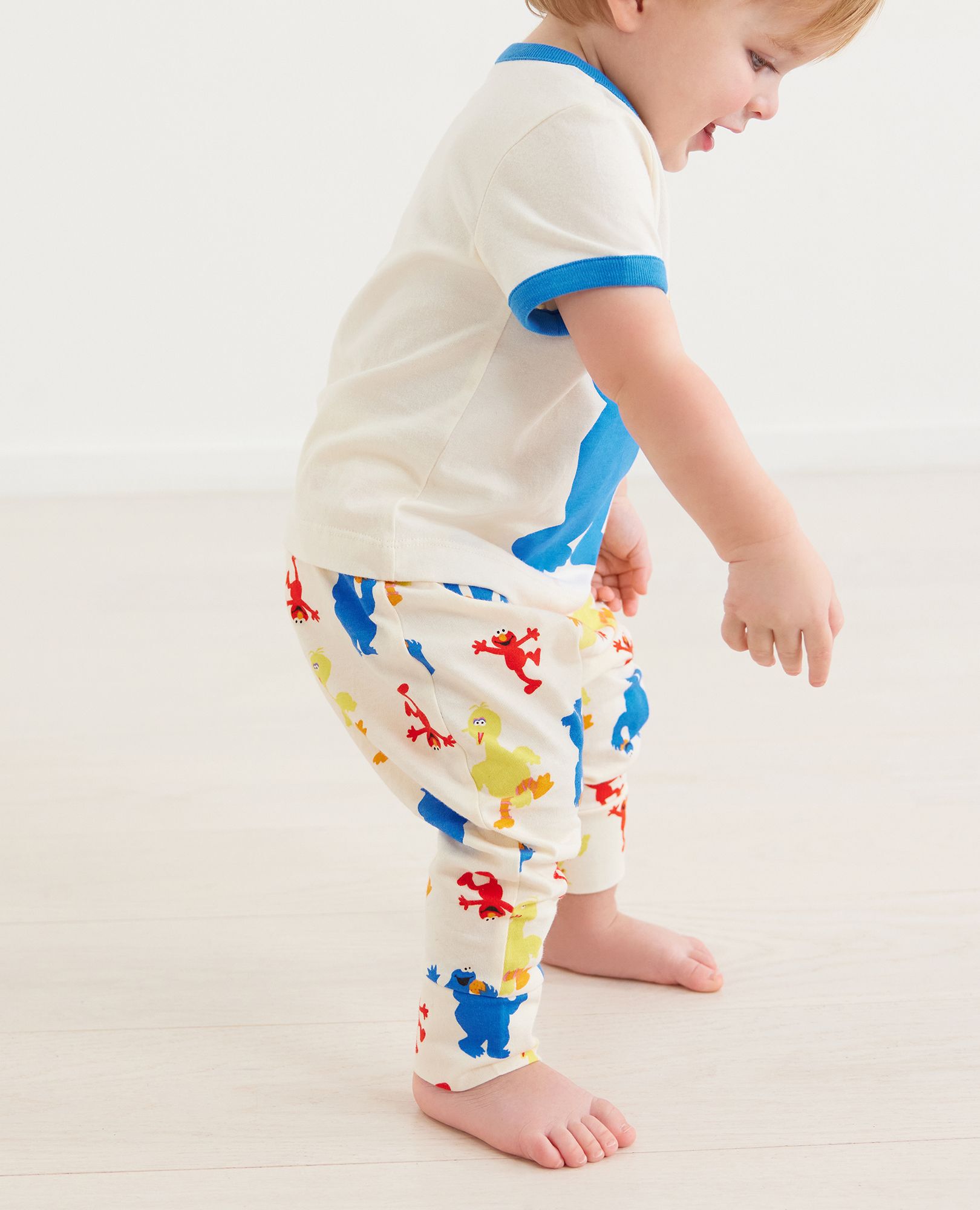 Sesame Street Graphic Tee In Cotton Jersey