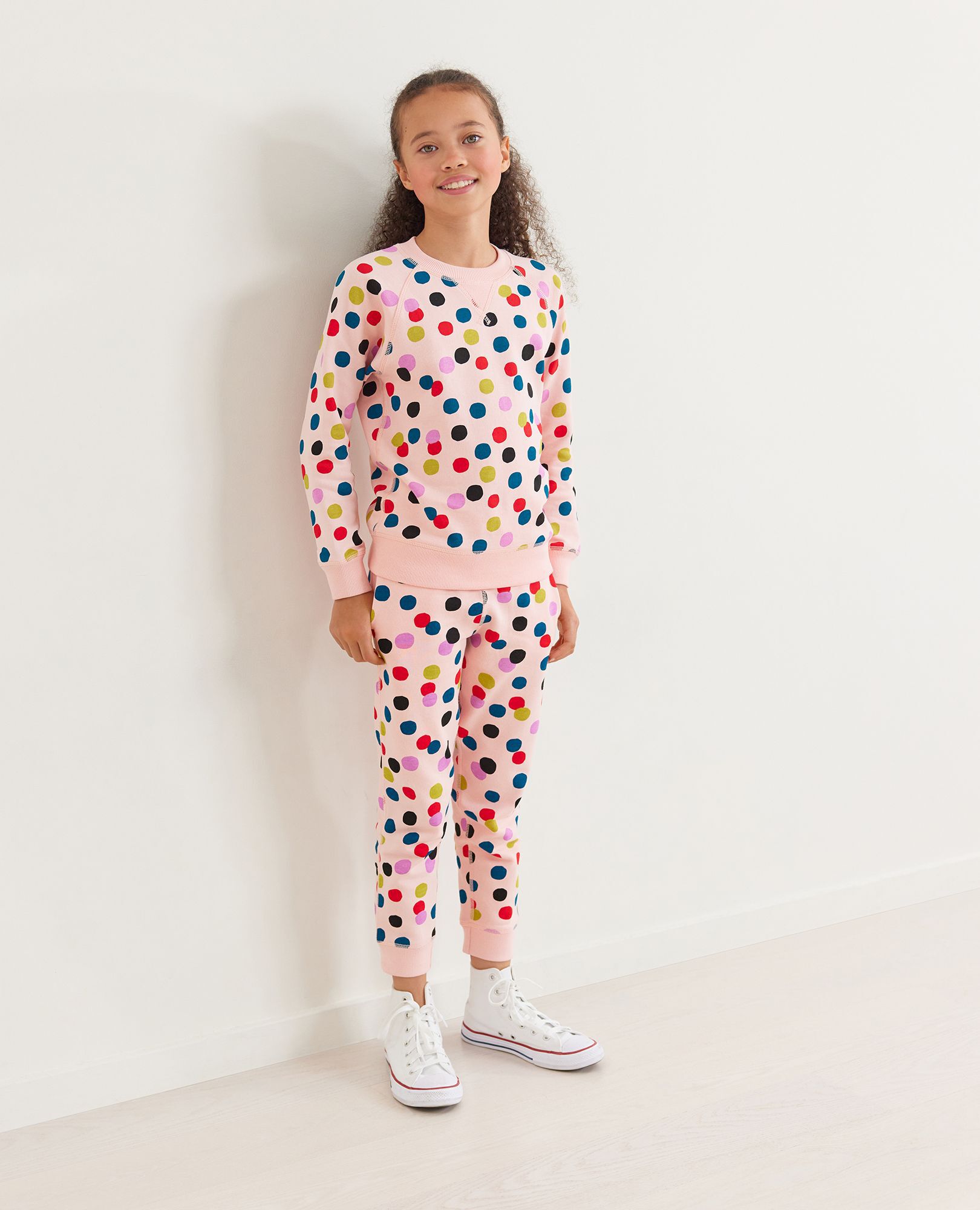 Holiday Print Sweatpants In French Terry