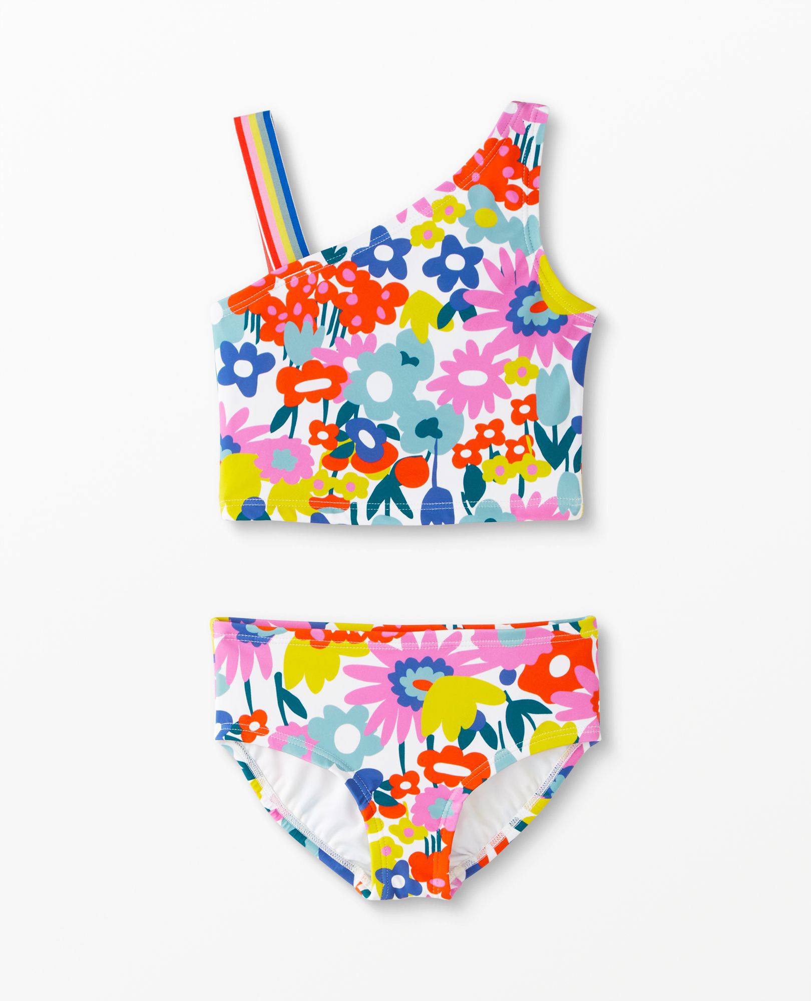 Sunblock Asymmetrical Two Piece Swimuit