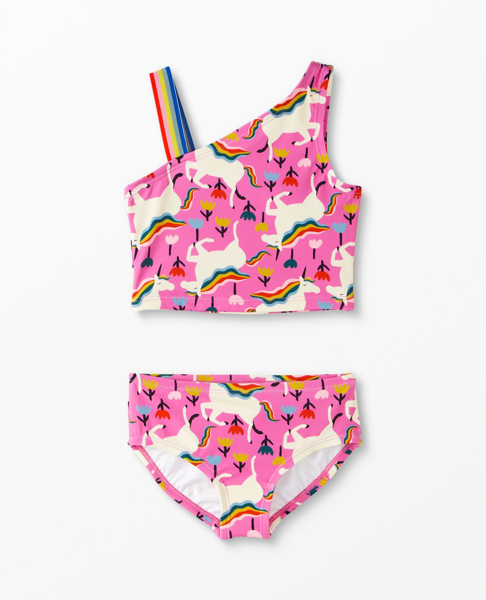 Sunblock Asymmetrical Two Piece Swimuit