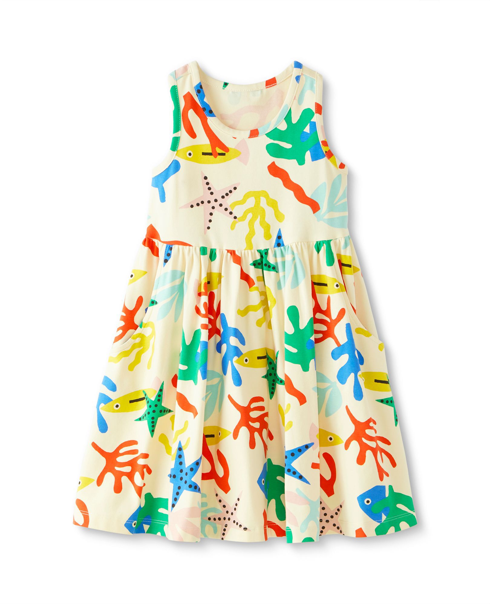 Print Racerback Skater Dress