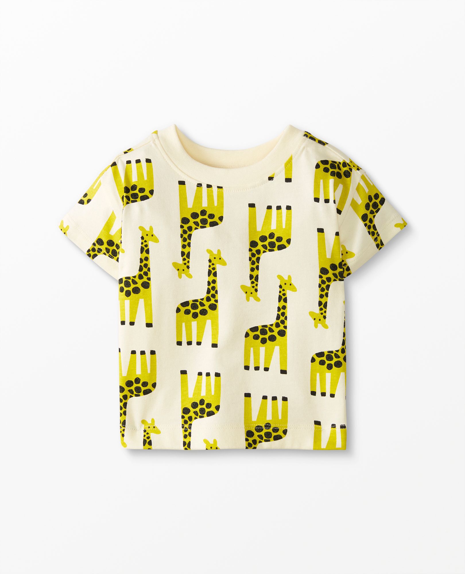 Baby Print Tee In Cotton Jersey