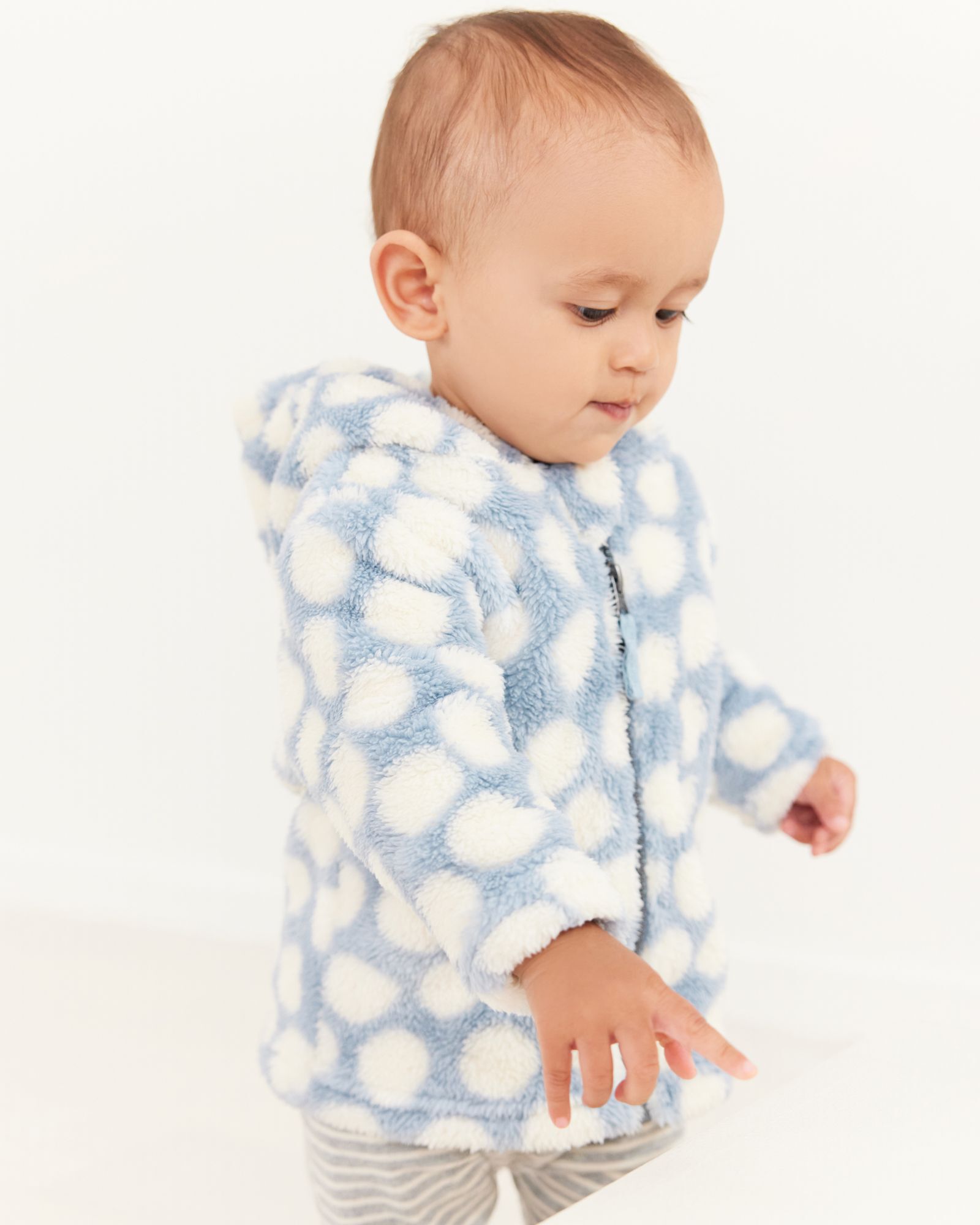 Baby Print Jacket In Marshmallow