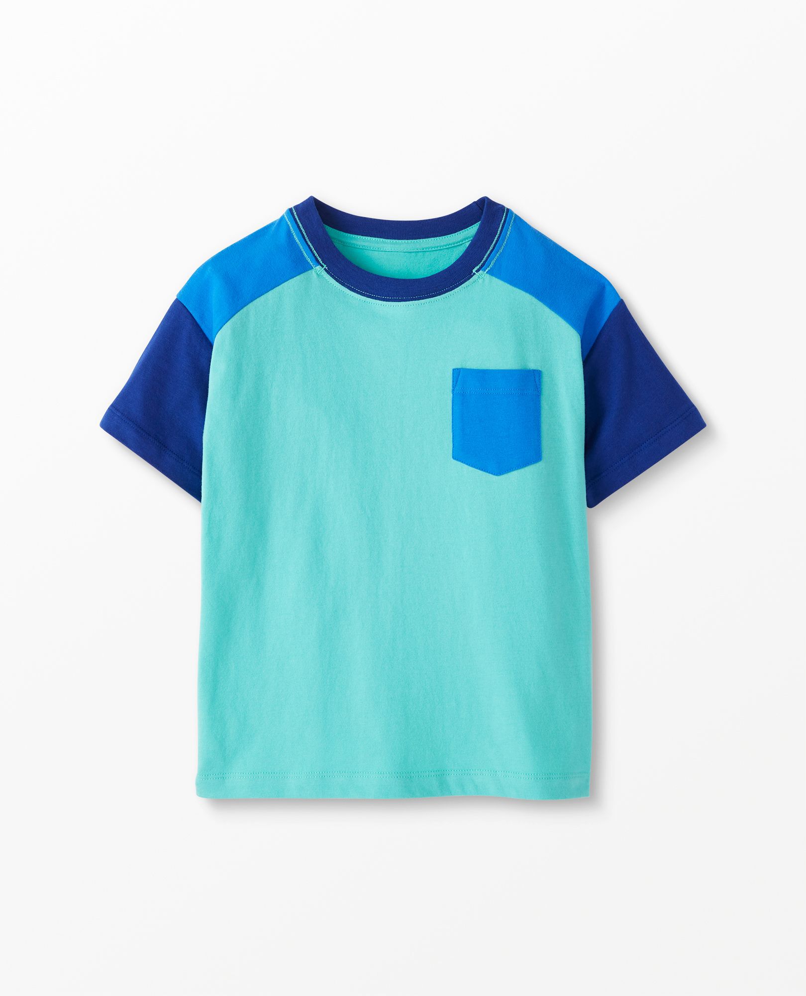 Colorblocked Drop Shoulder Tee