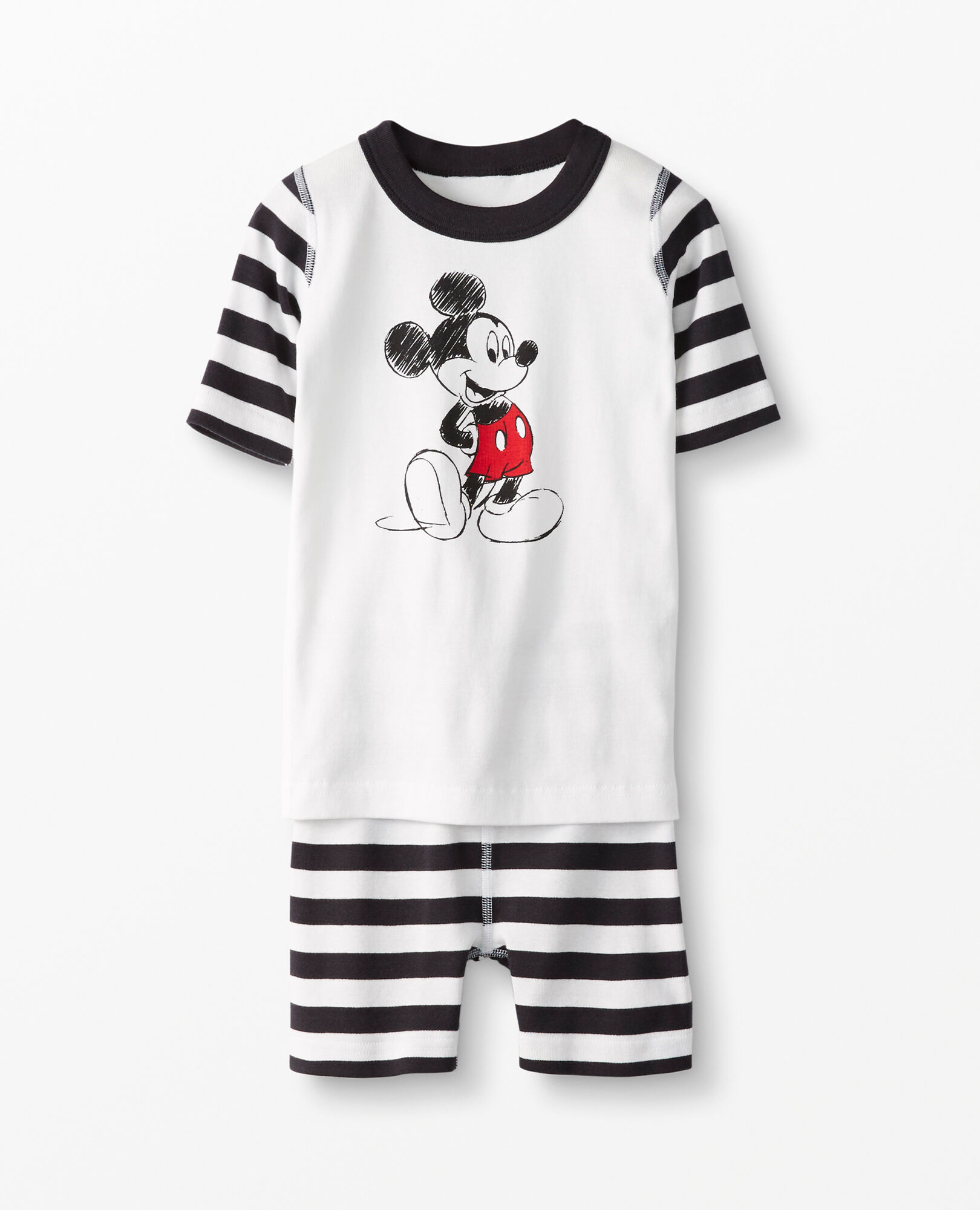 Disney Mickey Mouse Short John Pajama Set