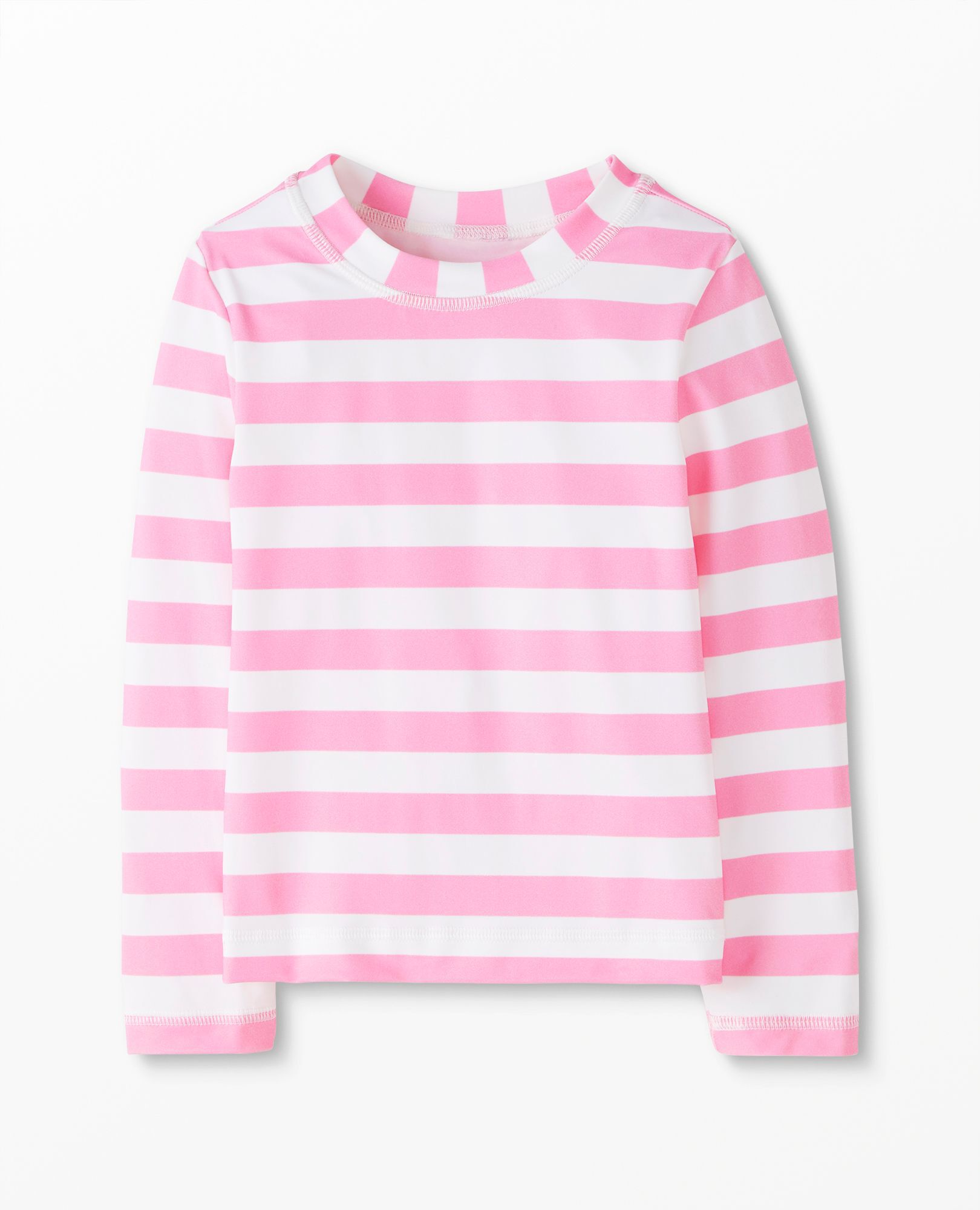Striped Rash Guard Top
