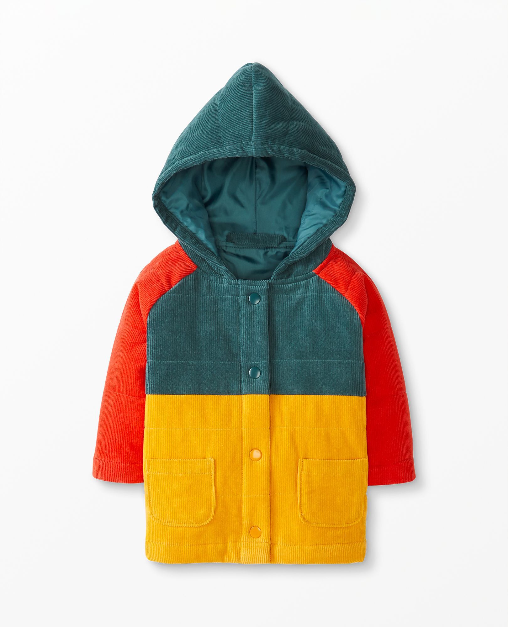 Colorblock Corduroy Jacket
