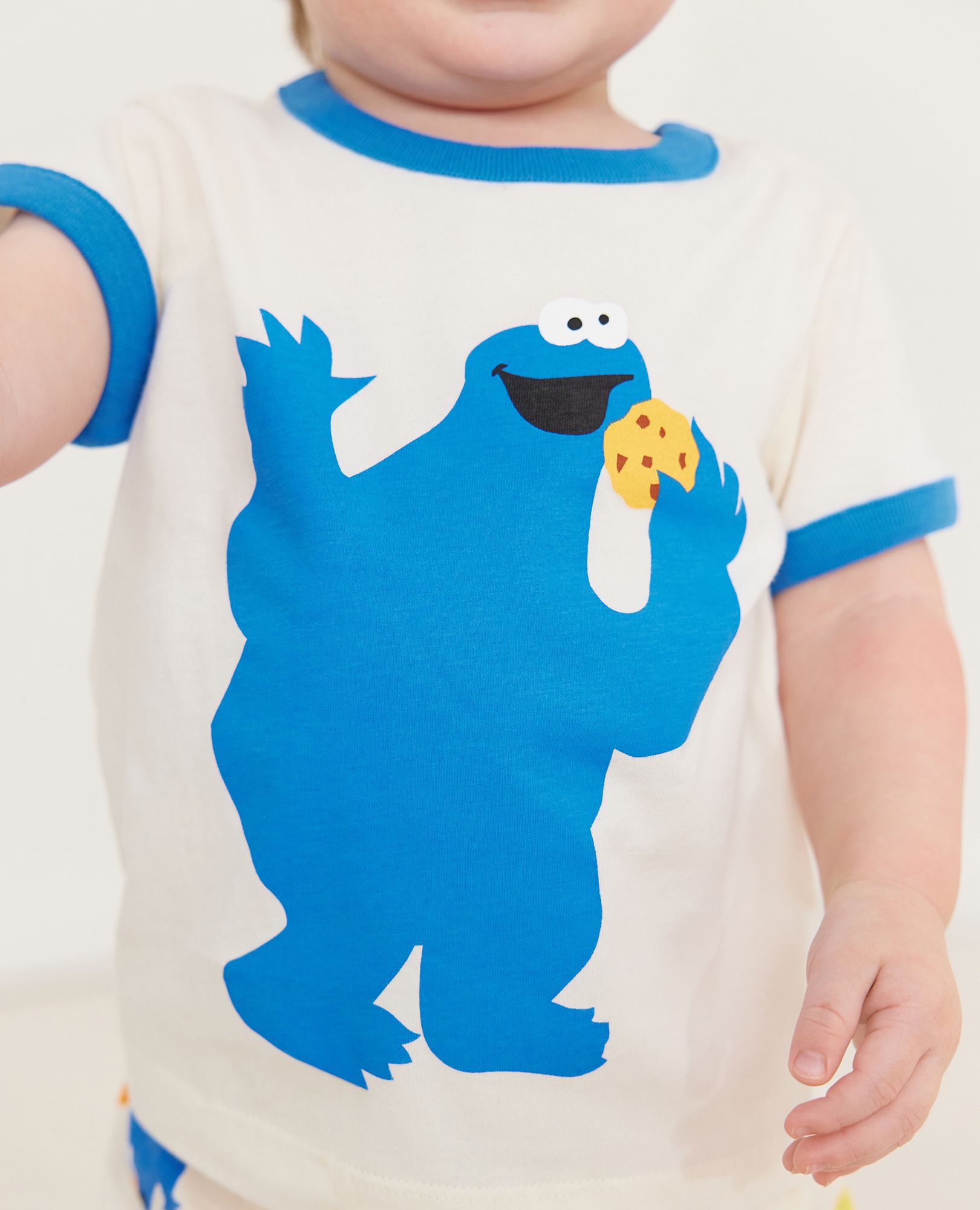 Sesame Street Graphic Tee In Cotton Jersey