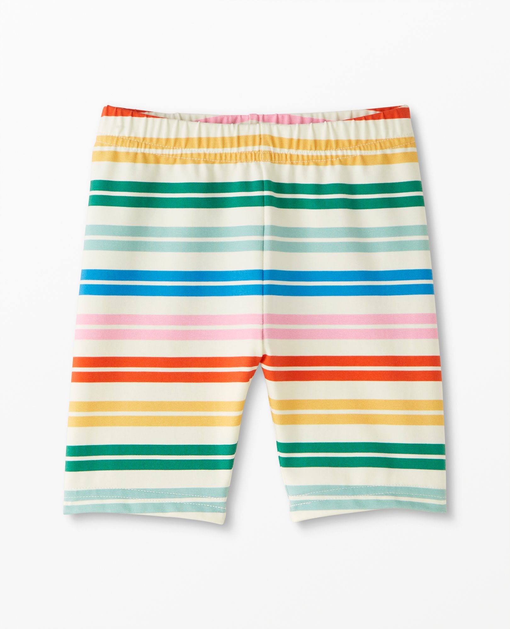 Striped Biker Shorts