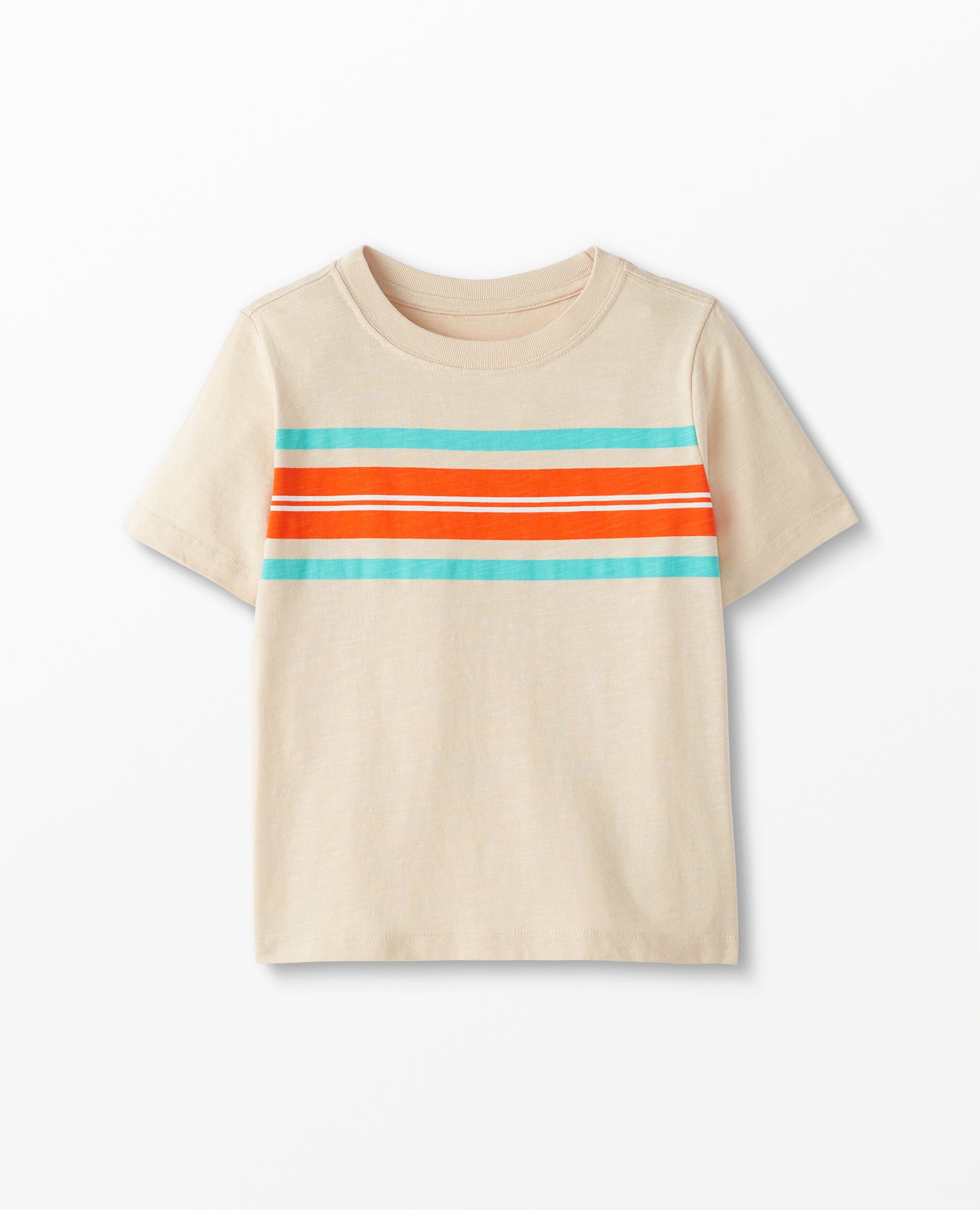 Striped Tee In Cotton Jersey