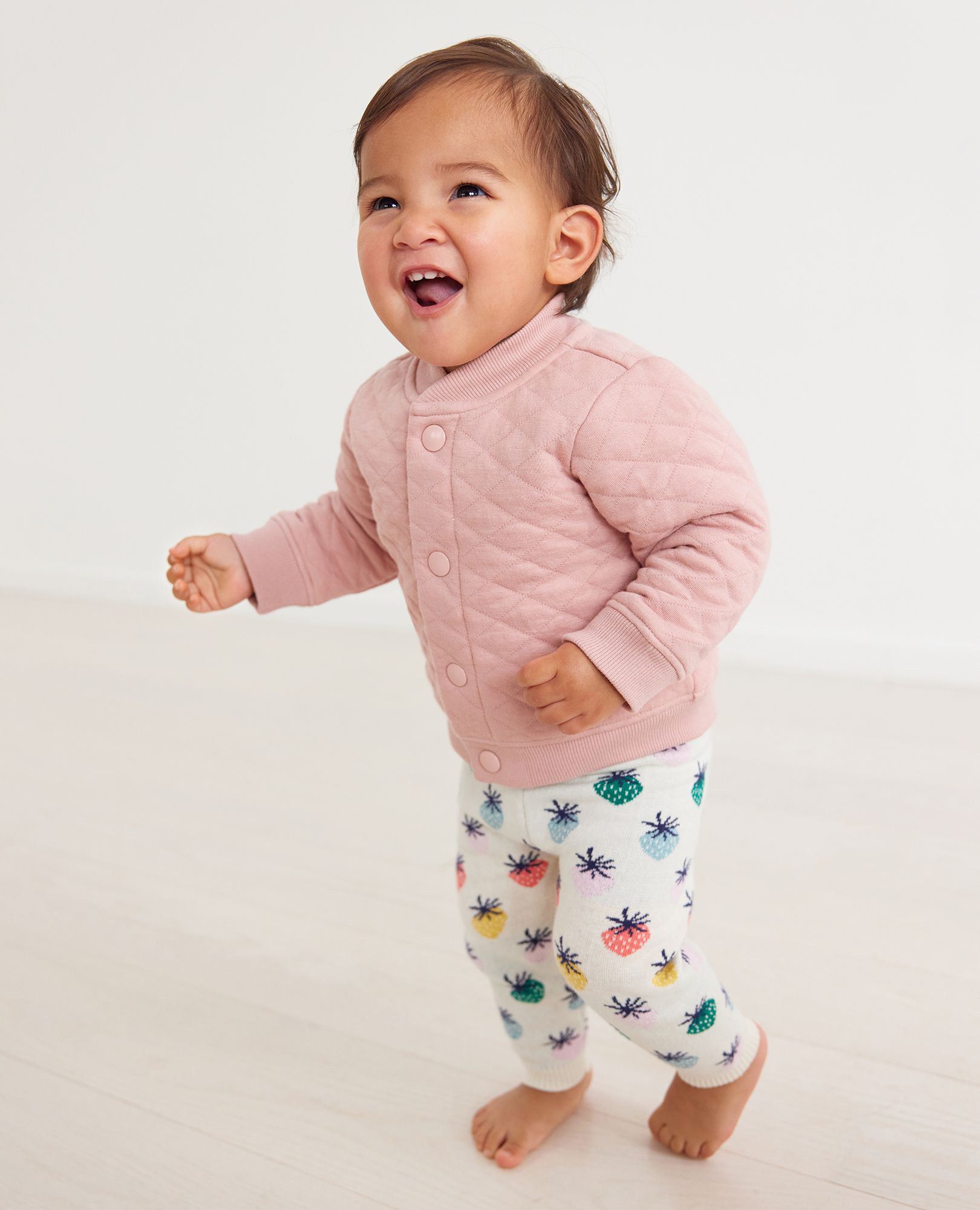 Baby Quilted Bomber Jacket