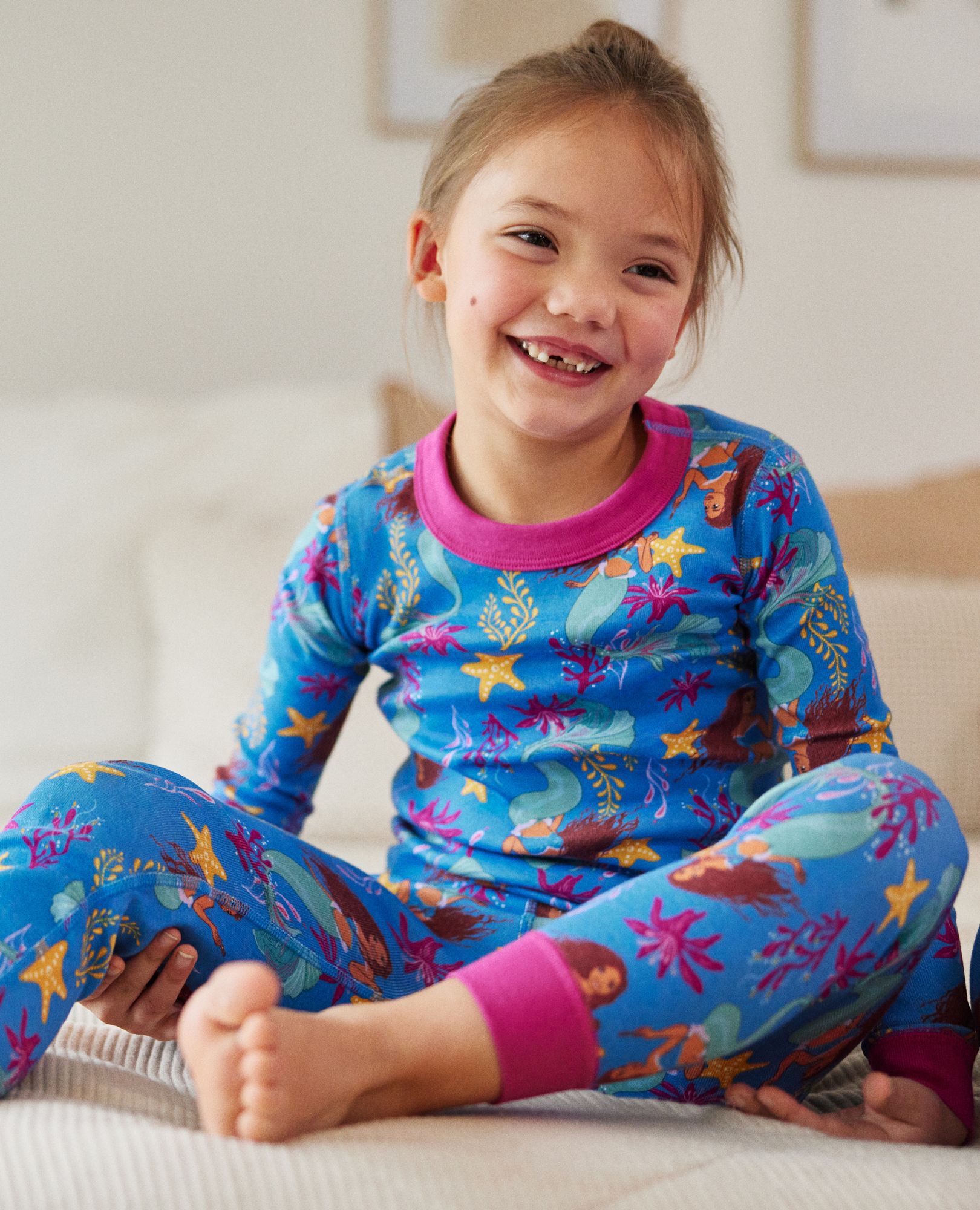 Disney's Little Mermaid Long John Pajama Set