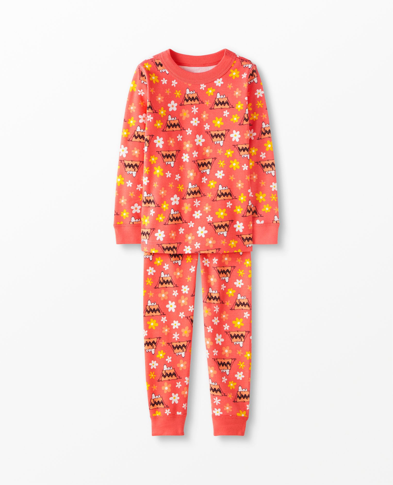 Peanuts Camp Long John Pajama Set
