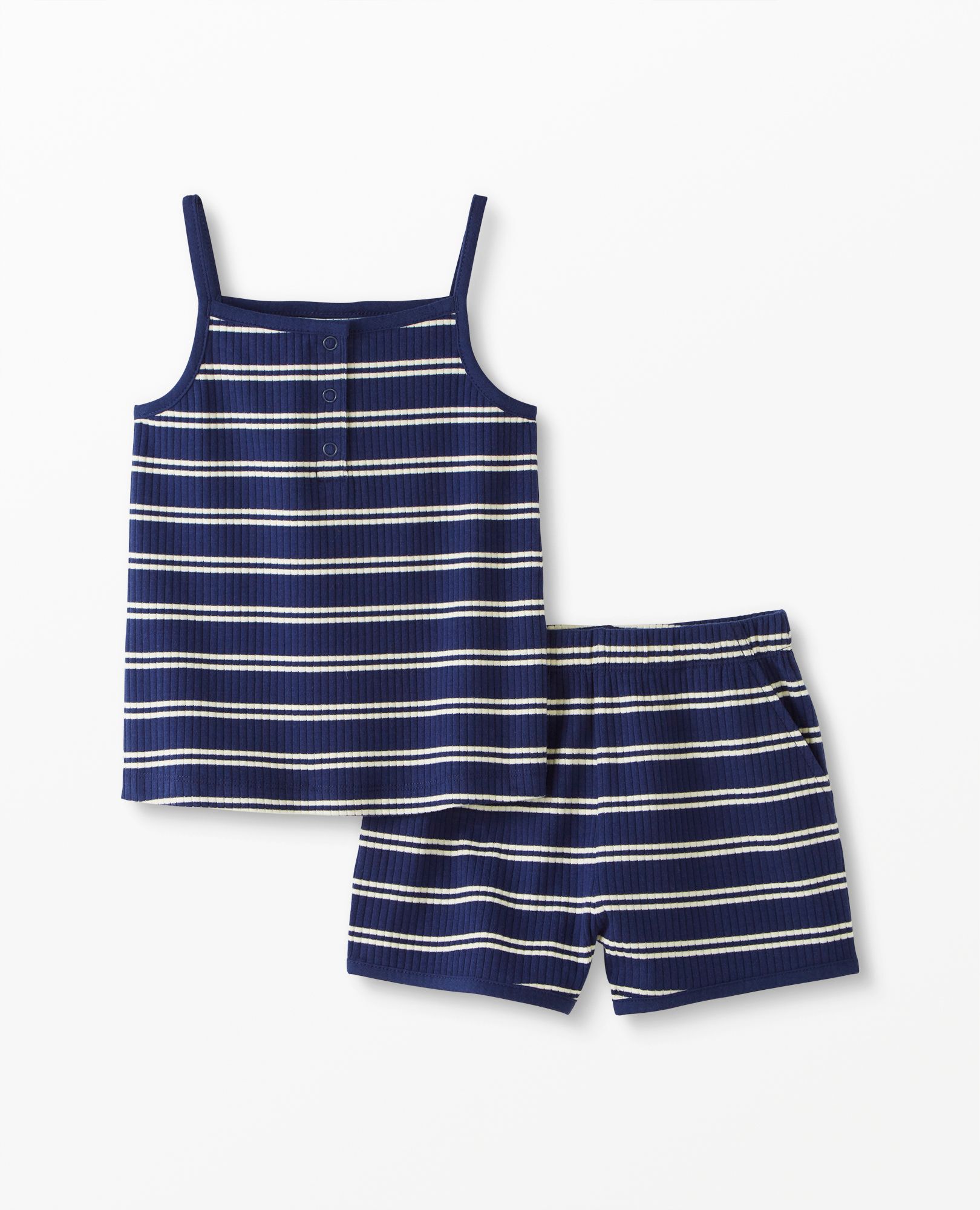Striped Cami Top & Shorts Set