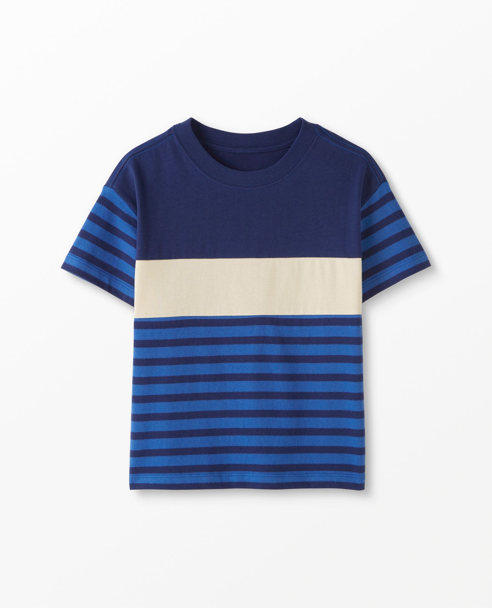 Colorblock Mixed Tee