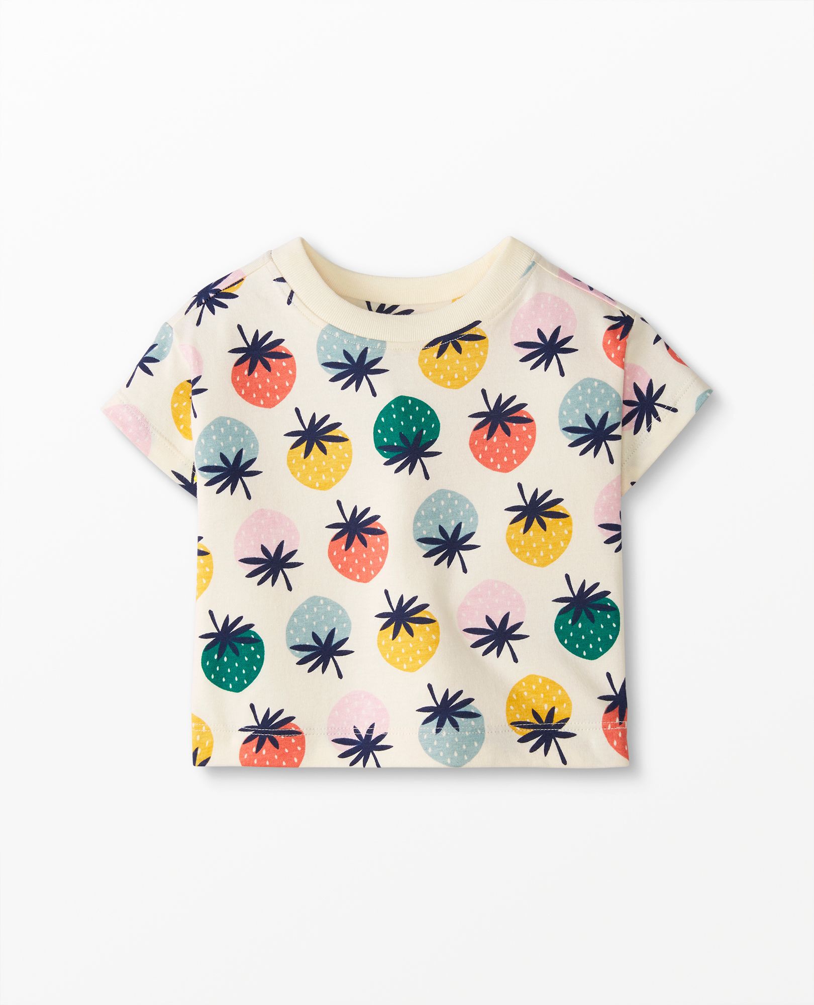 Baby Print Tee In Cotton Jersey