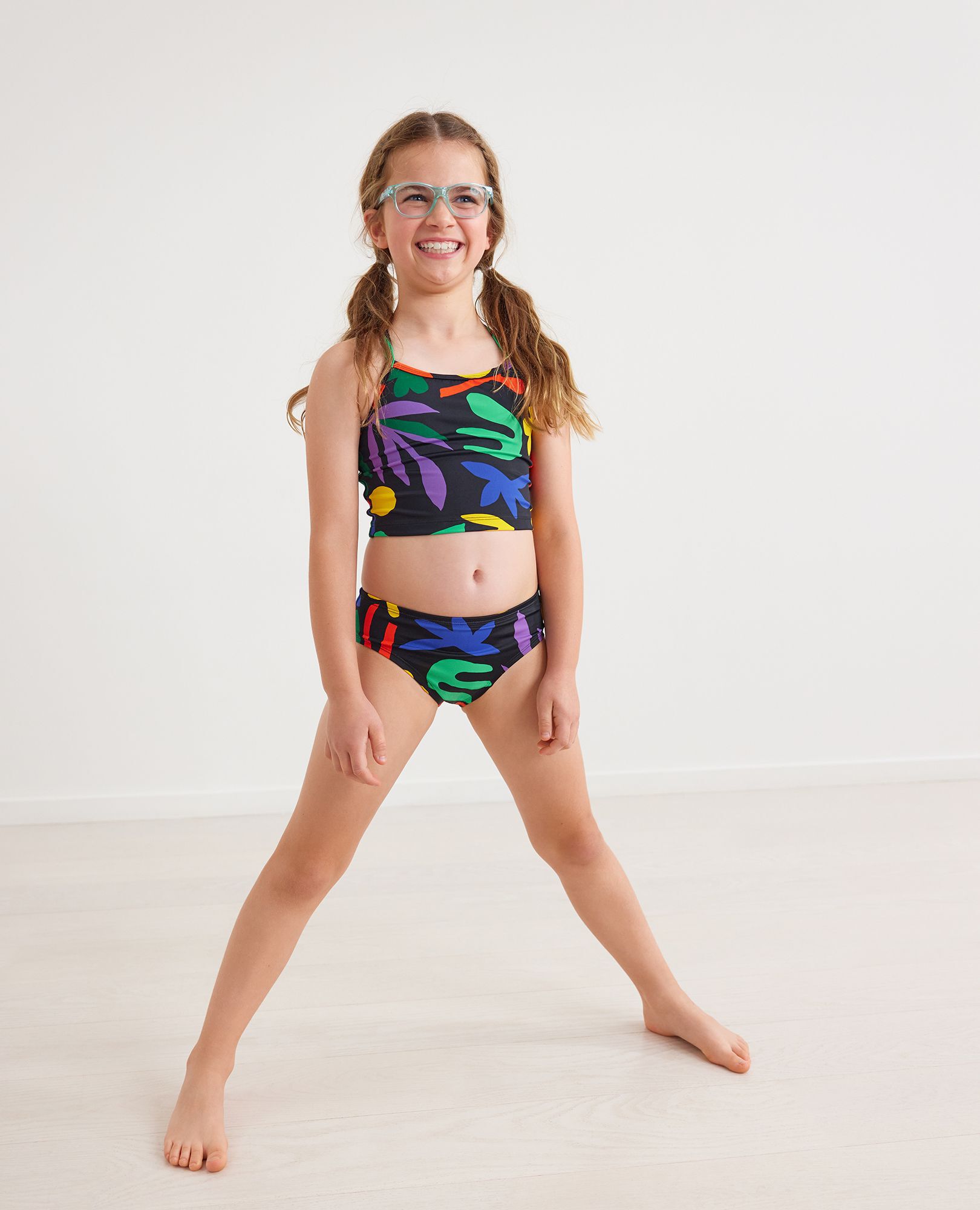Sunblock Print Tankini Set