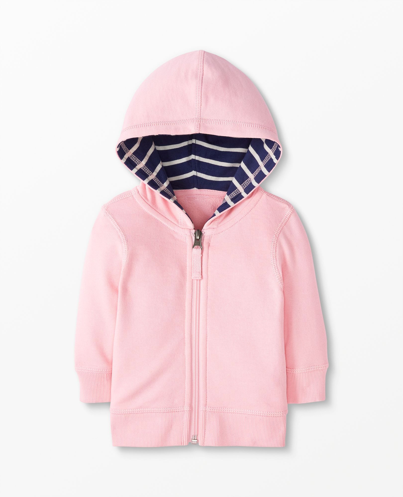 Baby Zip Up Hoodie In French Terry