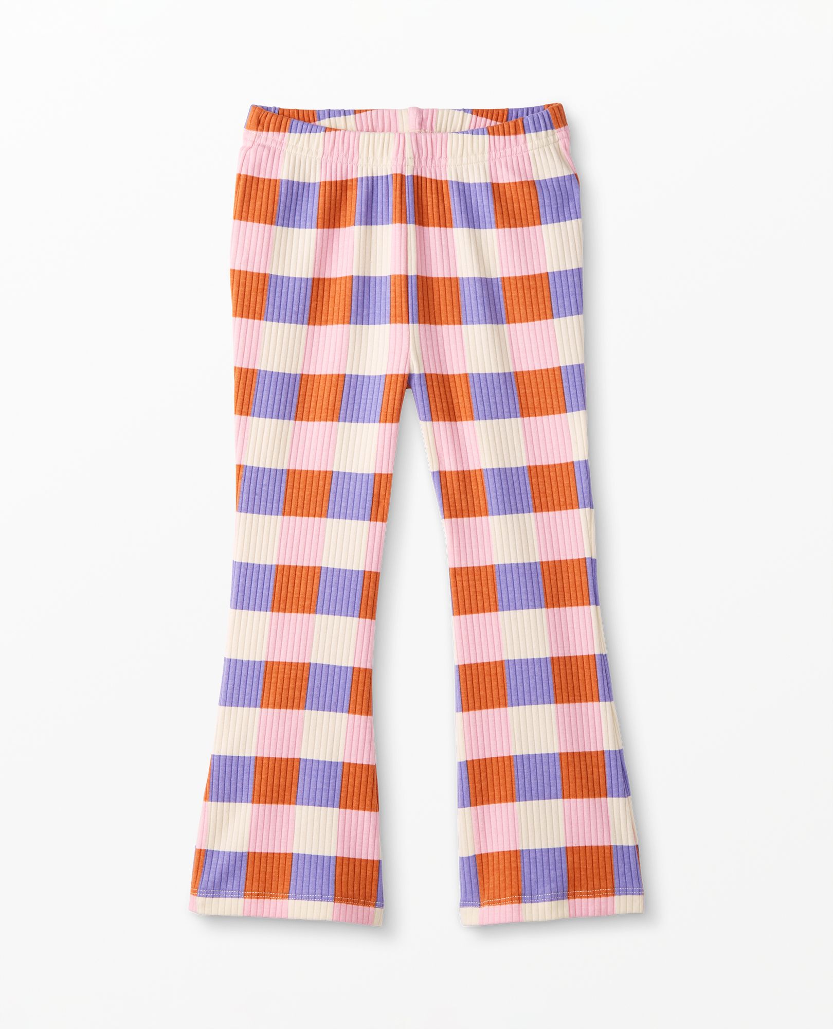 Print Flared Knit Pant