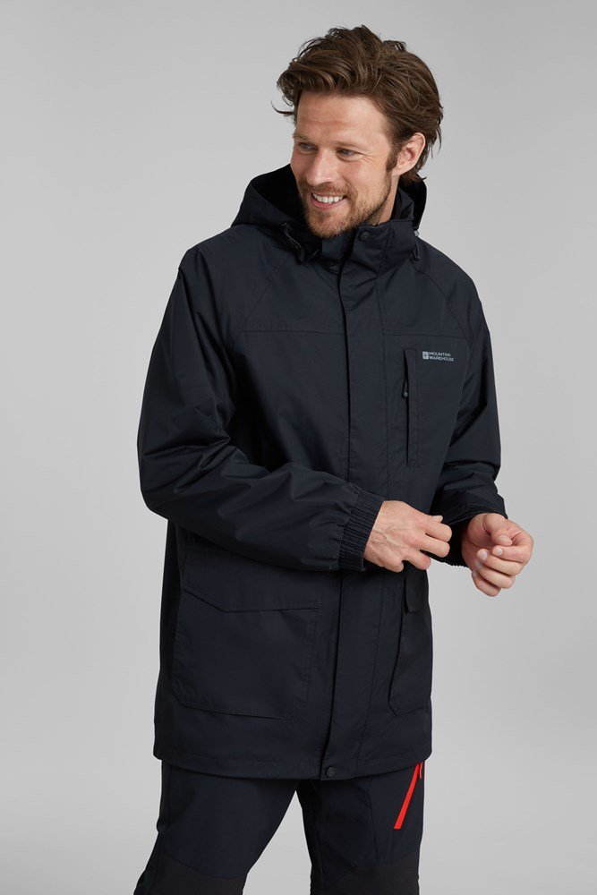 Glacier Mens Long 3 in 1 Waterproof Jacket