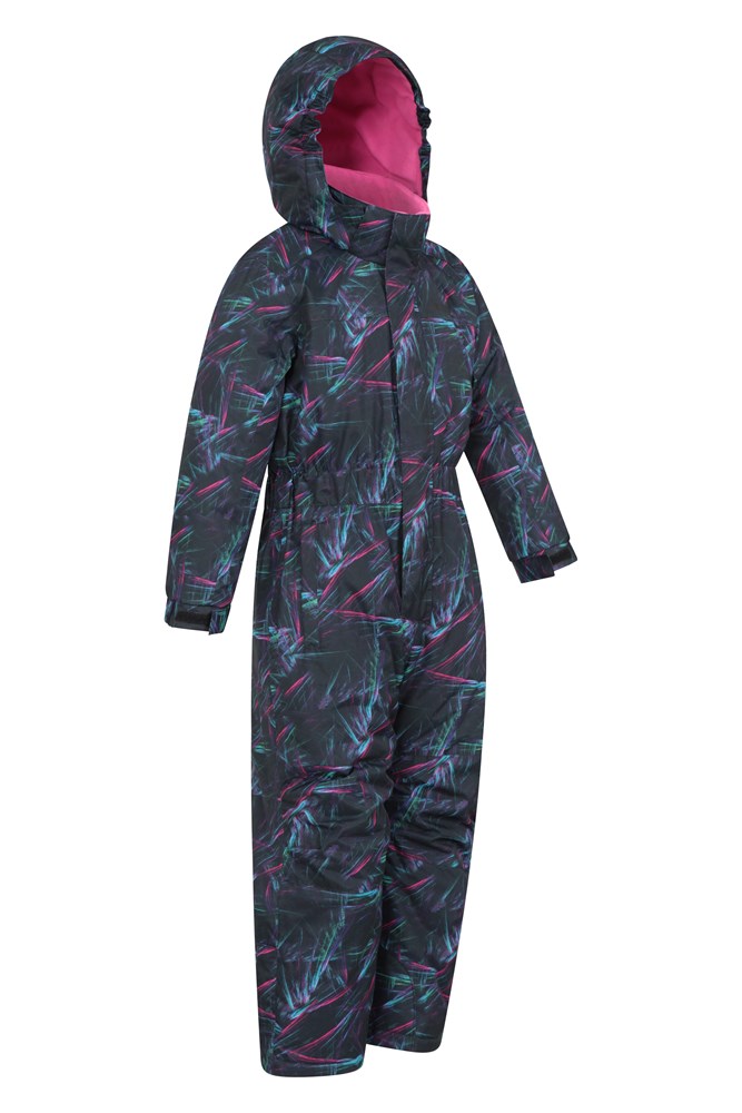 Cloud Printed Kids All in One Snowsuit