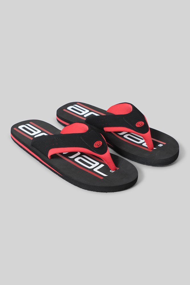 Animal Jekyl Mens Logo Flip Flops