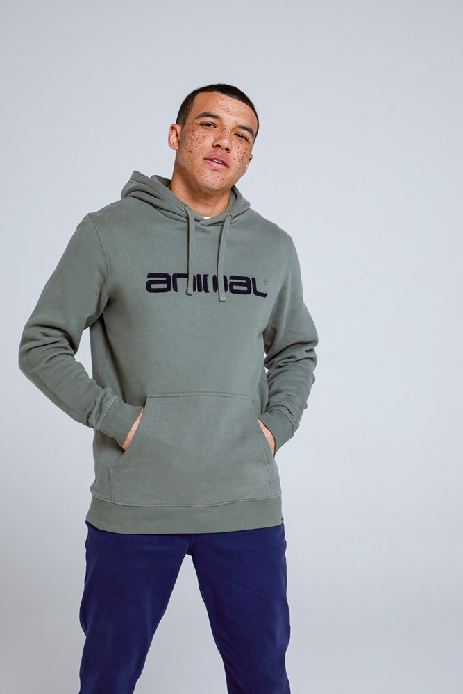 Animal Rocky Mens Organic Hoodie