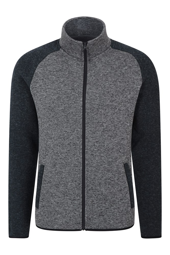 Idris II Mens Raglan Fleece Jacket Jacket