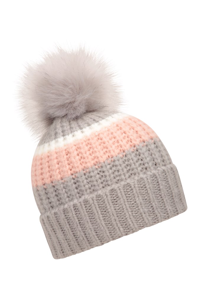 Womens Colour Block Beanie