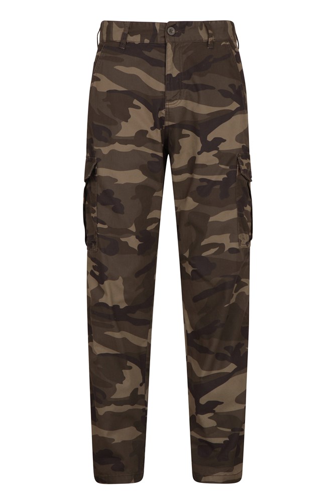 Lakeside Camo Mens Cargo Trousers