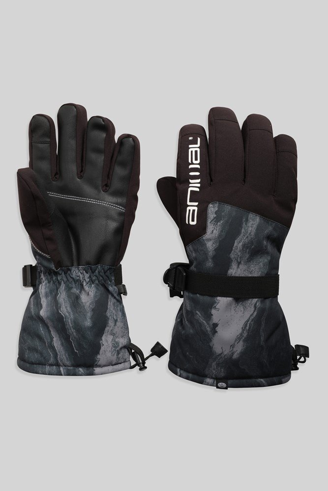 Animal Iced Mens Ski Gloves