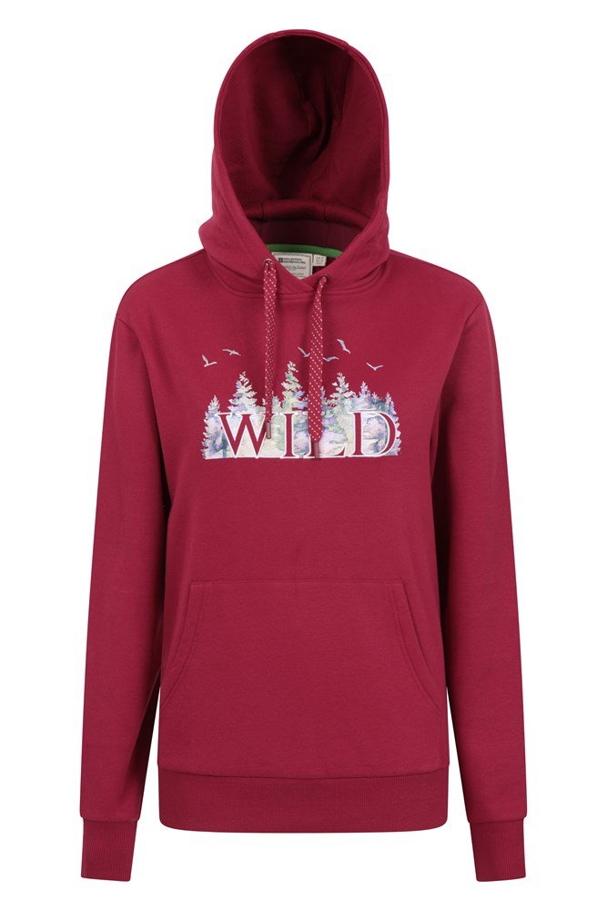 Wild Printed Womens Hoodie