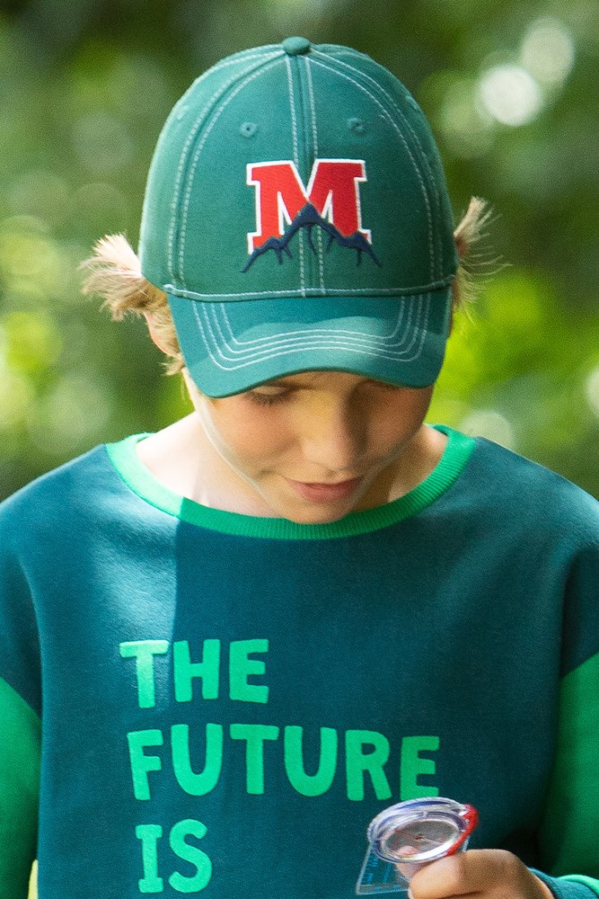Mountain Kids Organic Embroidered Cap