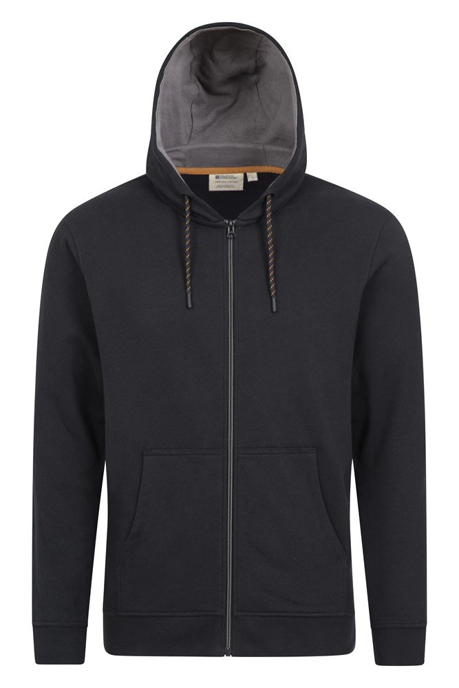 Keyne Mens Organic Full Zip Hoodie