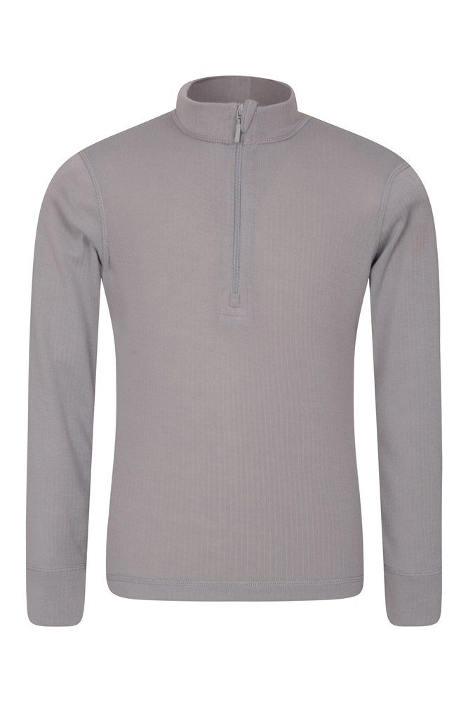 Talus Kids Zip Neck Base Layer Top