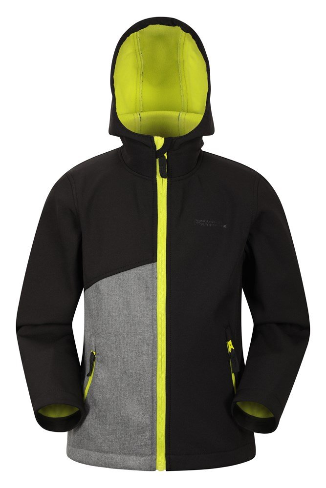 Asymmetric Kids Softshell Jacket