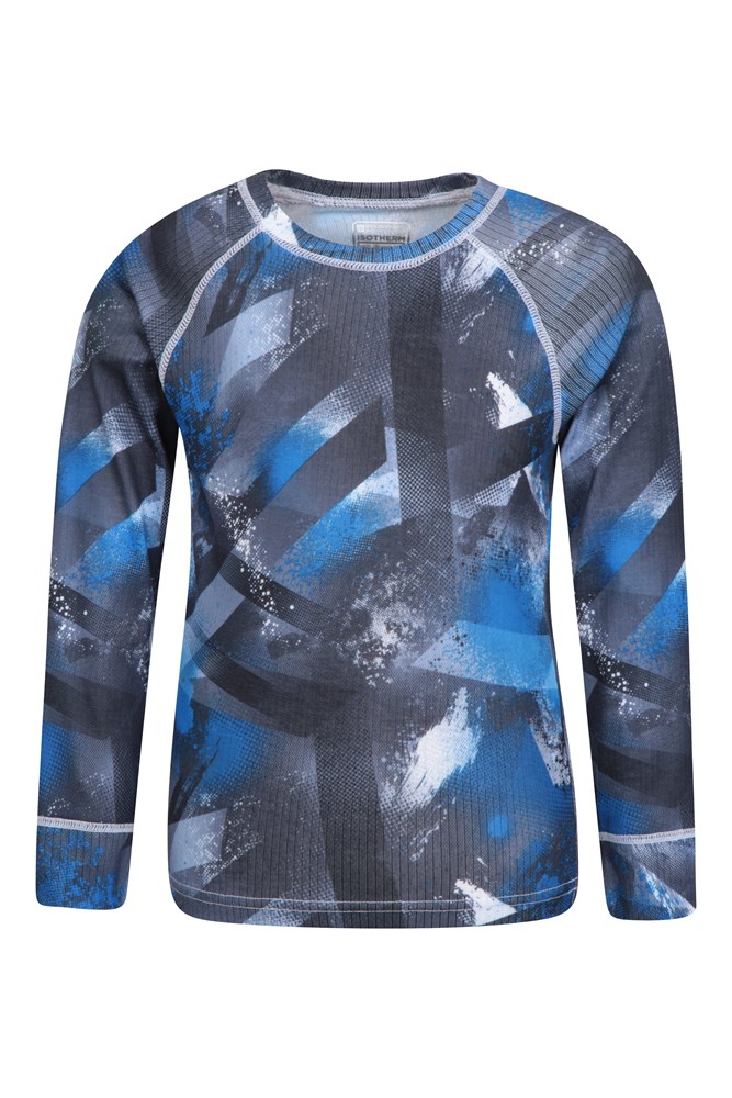Talus Printed Kids Baselayer-Top \u0026 Pants Set