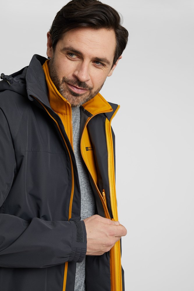 Brisk Extreme Mens 3-in-1 Waterproof Jacket