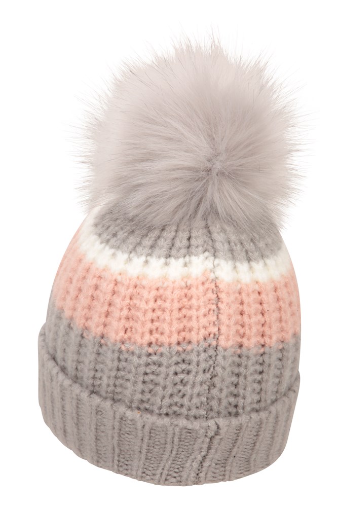 Womens Colour Block Beanie